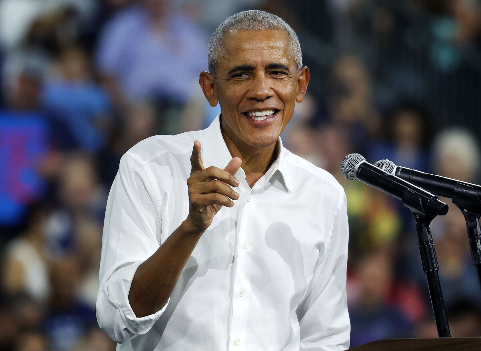 Former President Barack Obama in Tucson